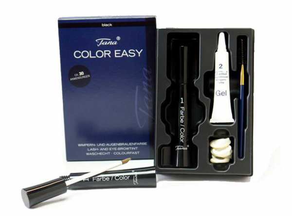 Wimpern und Augenbrauenfarbe TANA® Color Easy schwarz von Tana® COSMETICS